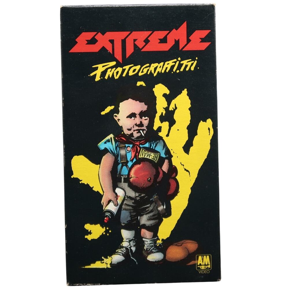 Extreme Photograffiti VHS Videotape 1991 A&M Video Vintage Music Videos